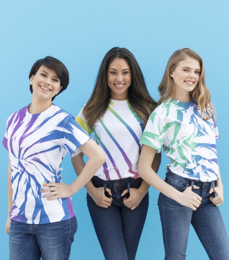 Tulip ColorShot Instant Tie Dye Fabric Spray Paint, Permanent Color Spray-On Fabric Paint Mini-Cans, 2.5 oz Rainbow 6 Pack, Red, Yellow, Green, Blue, Purple, Black - Image 5